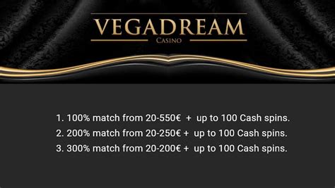 Vegadream casino codigo promocional